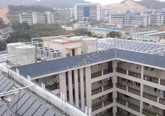 惠州市衛(wèi)生職業(yè)技術(shù)學(xué)院太陽(yáng)能加空氣源熱泵熱水系統(tǒng)工程